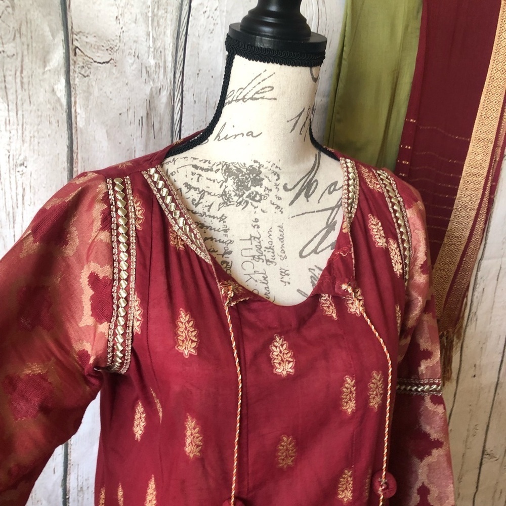 MARIA B PAKISTANI 3-PC SUIT / NEW WITHOUT TAG - Picture 5 of 8